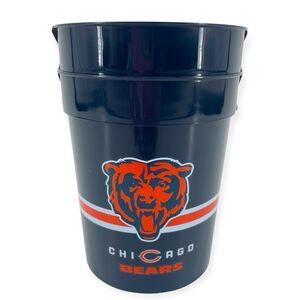 NFL Chicago Bears Logo Team Spirit 2-Pack Navy Plastic Drinking Cups 25 fl oz